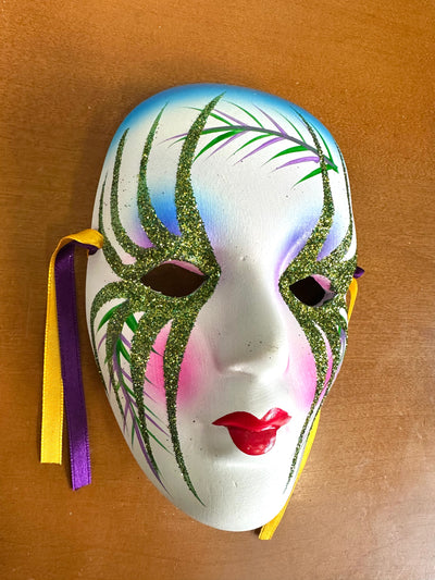 Vintage Mardi Gras Solid Brass Mask Black Tear Drop & Sunburst Eye Creole  Mask Wall Decor -  Canada